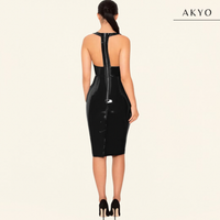 LUNA elegante latex jurk