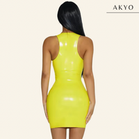MILA latex jurk