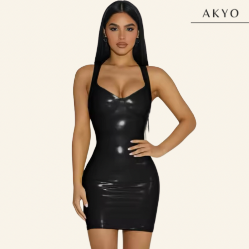 MILA latex jurk