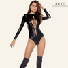 DEMI lederen bodysuit