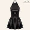 DIDI latex mini jurk