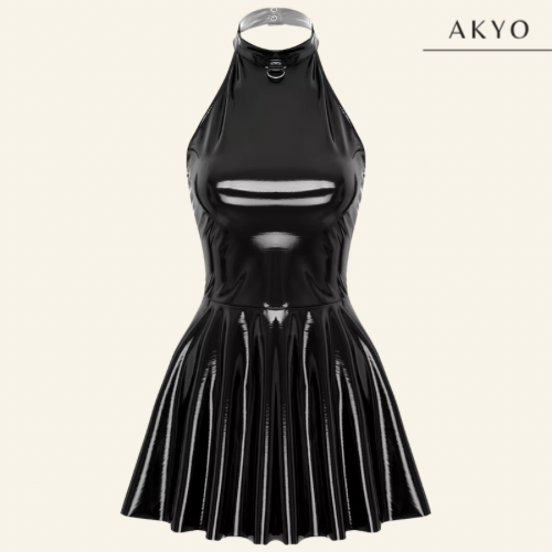 DIDI latex mini jurk