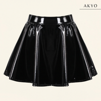 YUMI latex minirokje