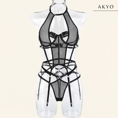 EMMA mesh lingerieset