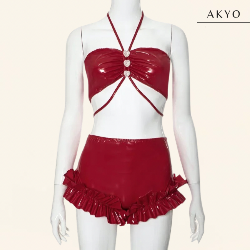 KENDRA tweedelige latex set