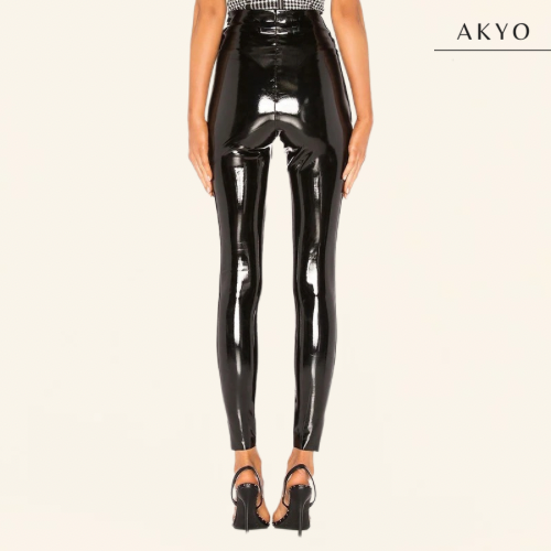 ALIA latex broek