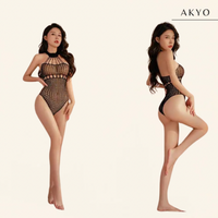 QUINTY transparante lingerieset