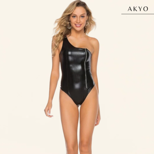 OAK lederen catsuit