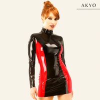 RUTH latex jurk