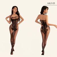 QUINTY transparante lingerieset