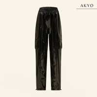 GISELLE latex cargo broek