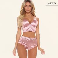AVA satijnen lingerieset