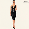 LUNA elegante latex jurk