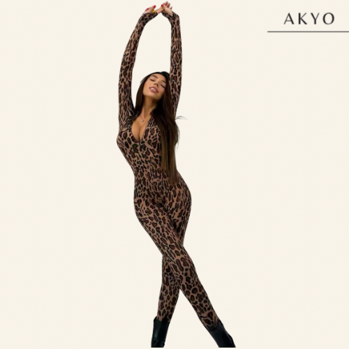 SAGE luipaard jumpsuit