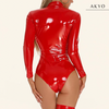 DASHA latex lange mouwen bodysuit
