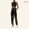 GISELLE latex cargo broek
