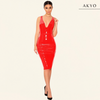 LUNA elegante latex jurk