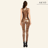 SIENNA luipaard catsuit