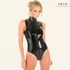 JANA mouwloze latex catsuit