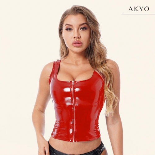 YUNA latex tank top