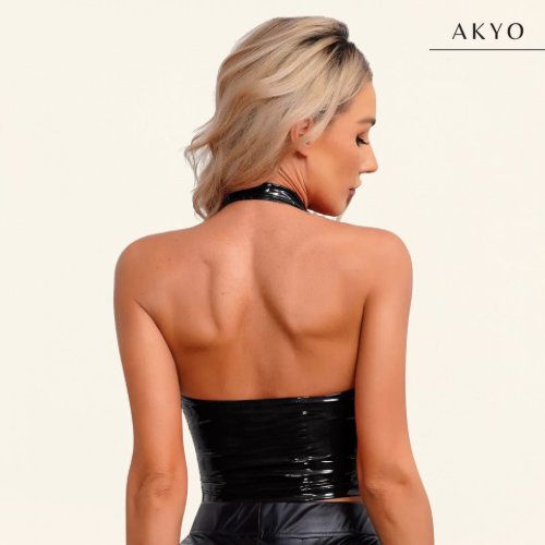 HOPE latex v-hals top