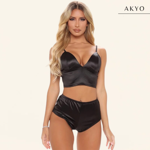 AVA satijnen lingerieset