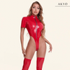 LIMA latex korte mouw catsuit