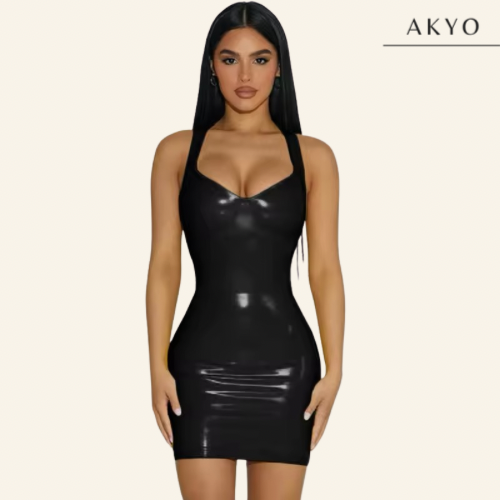MILA latex jurk