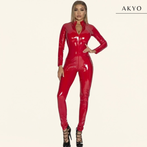 GWENN latex catsuit