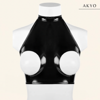 MIMU latex croptop