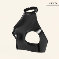 MIMU latex croptop