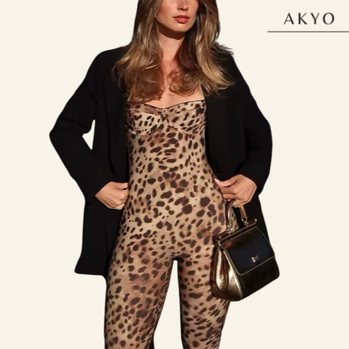 FAE luipaard jumpsuit